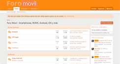 Desktop Screenshot of foromovil.com