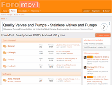 Tablet Screenshot of foromovil.com